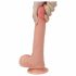 Lovetoy Nature Cock - realistisk dubbel skiktdildo - 20 cm (naturlig)