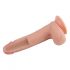 Lovetoy Nature Cock - realistisk dubbel skiktdildo - 20 cm (naturlig)