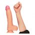 Lovetoy Nature Cock - tvåskikts realistisk dildo - 25 cm (natur)