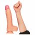 Lovetoy Nature Cock - tvåskikts realistisk dildo - 25 cm (natur)