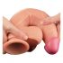 Lovetoy Nature Cock - tvåskikts realistisk dildo - 25 cm (natur)