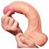 Lovetoy Nature Cock - tvåskikts realistisk dildo - 25 cm (natur)