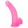 Lovetoy Jelly Studs - naturtrogen dildo med sugfot - 20 cm (rosa)