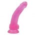 Lovetoy Jelly Studs - naturtrogen dildo med sugfot - 20 cm (rosa)