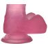 Lovetoy Jelly Studs - realistisk dildo med fot - 15 cm (rosa)