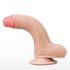 Lovetoy Dubbel - sugkopp dildo - 18cm (naturlig)