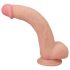 Lovetoy Sliding-Skin - tvålagers sugkopp dildo - 23 cm (natur)