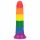 Lovetoy Prider - realistisk dildo - 19 cm (regnbåge)