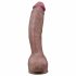 Lovetoy Nature kuk - dubbel lager realistisk dildo - 26cm (naturlig)