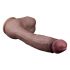 Lovetoy Nature kuk - dubbel lager realistisk dildo - 26cm (naturlig)