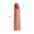 Lovetoy Pleasure X-tender - Penisöverdrag - 19 cm (natur)