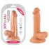 Mr. Rude - Naturlig sugkopp-dildo med pung, 17 cm