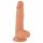 Mr. Rude - sugande dildo 19cm med bollar (hudfärgad)