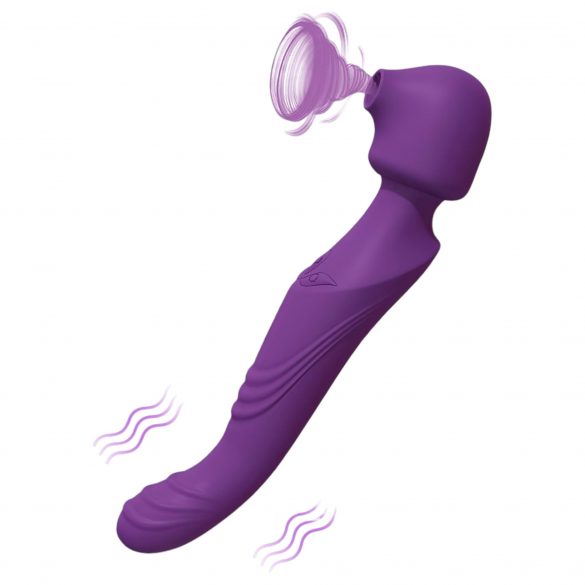 Tracy's Dog Wand - vattentät, uppladdningsbar, pulserande massager vibrator (lila)