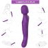 Tracy's Dog Wand - vattentät, uppladdningsbar, pulserande massager vibrator (lila)