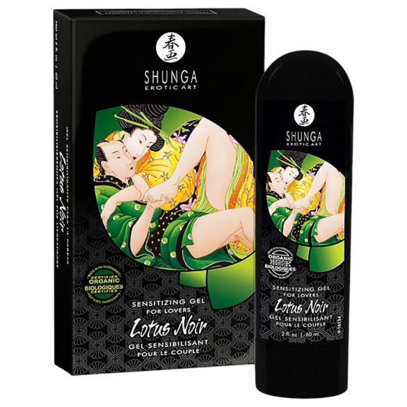 Shunga Lotus Noir - unisex stimulerande gel (60 ml)