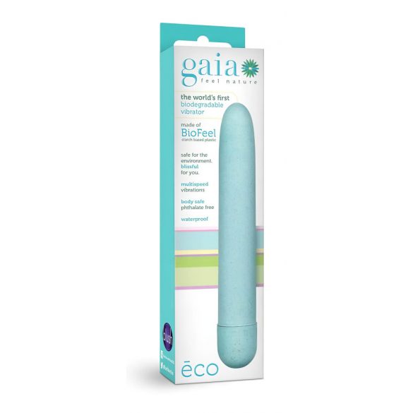 Gaia Eco L - miljövänlig stavvibrator (blå) - stor