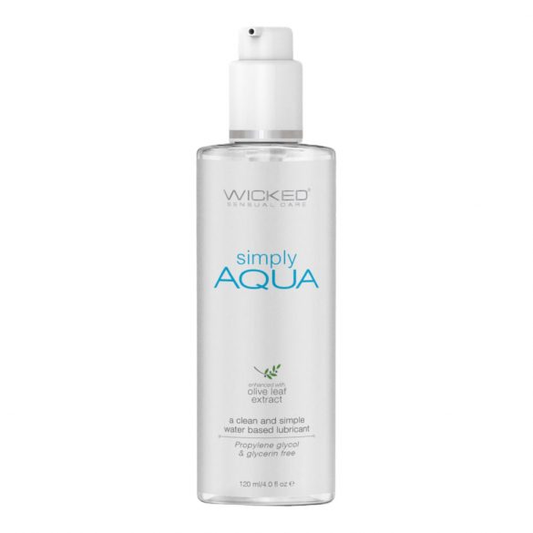 Wicked Simple Aqua - 100% vegansk glidmedel (120ml)