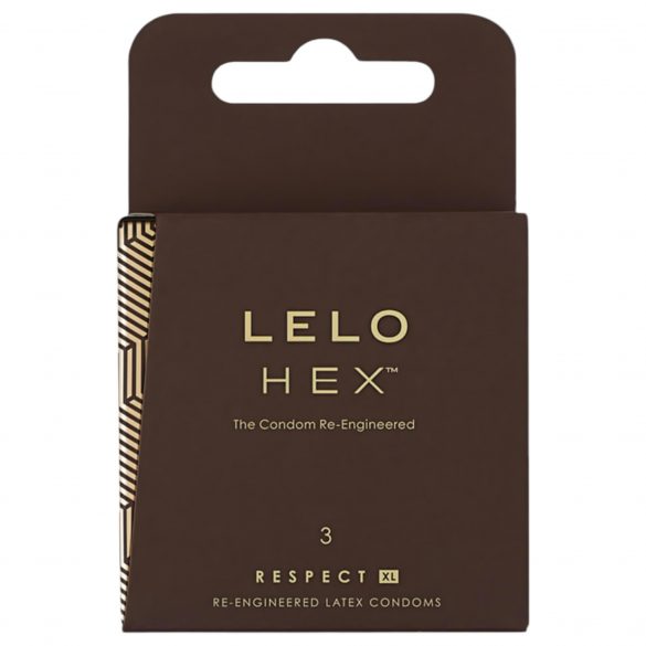 LELO Hex Respect XL - lyxkondom (3 st)