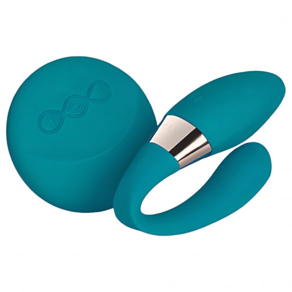 LELO Tiani Duo - silikon parvibrator (blå)