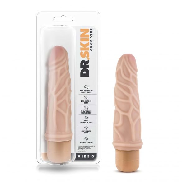 Dr. Skin Vibe No.3 - Naturlig dildo