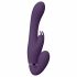 Vive Suki - batteridriven, remfri strap-on vibrator (lila)