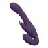 Vive Suki - batteridriven, remfri strap-on vibrator (lila)