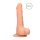 RealRock Dong 7 - naturtro dildo med pung (17cm) - natur