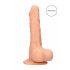 RealRock Dong 7 - naturtro dildo med pung (17cm) - natur