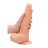 RealRock Dong 23 cm – naturtrogen dildo med pung