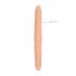 RealRock Dubbel Dildo 36cm - Natur