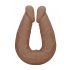 RealRock Dubbel Dildo 14 (36 cm) - mörk naturlig