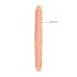 RealRock Dubbel Dildo 18 - dubbel dildo (46 cm) - naturell