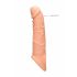 RealRock Penis Sleeve 8 - Penishylsa (21cm) - Natur