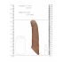 RealRock Penis Sleeve 21cm - Mörk Natur