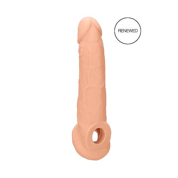 RealRock Penis Sleeve 9 - Penis hylsa (21,5 cm) - natur