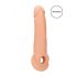 RealRock Penis Sleeve 9 - Penis hylsa (21,5 cm) - natur