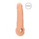 RealRock Penis Sleeve 9 - Penis hylsa (21,5 cm) - natur