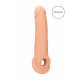 RealRock Penis Sleeve 9 - Penis hylsa (21,5 cm) - natur