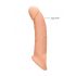 RealRock Penis Sleeve 9 - Penis hylsa (21,5 cm) - natur