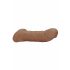 RealRock Penis Sleeve 9 - penisöverdrag (21,5 cm) - mörk naturlig