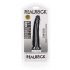 RealRock Slim - sugfot, realistisk dildo - 15,5 cm (svart)