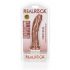 RealRock - realistisk dildo med sugkopp - 15,5 cm (mörk natur)