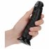 RealRock - realistisk dildo med sugkopp - 15,5 cm (svart)