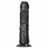 RealRock - realistisk dildo med sugkopp - 15,5 cm (svart)