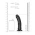 RealRock - realistisk dildo med sugkopp - 15,5 cm (svart)