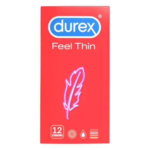 Durex Feel Thin - naturliga känsla kondomer (12 st)