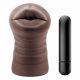 Enlust Krystal - Vibrating Artificial Mouth with AI Images (Brown) 