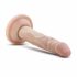 Dr. Skin 5 - realistisk dildo med sugkopp - natur (14,5 cm)