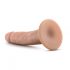 Dr. Skin 5,5 - verklighetstrogen dildo med sugkopp - natur (14 cm)